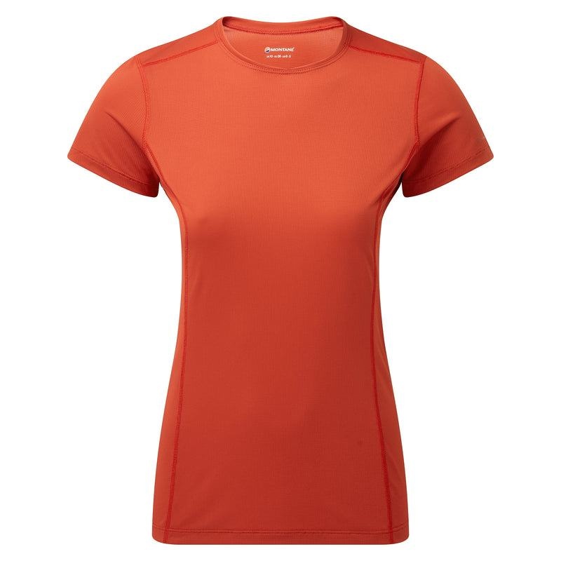 Orange Red Women\'s Montane Dart Lite T Shirts | SHZ648GV