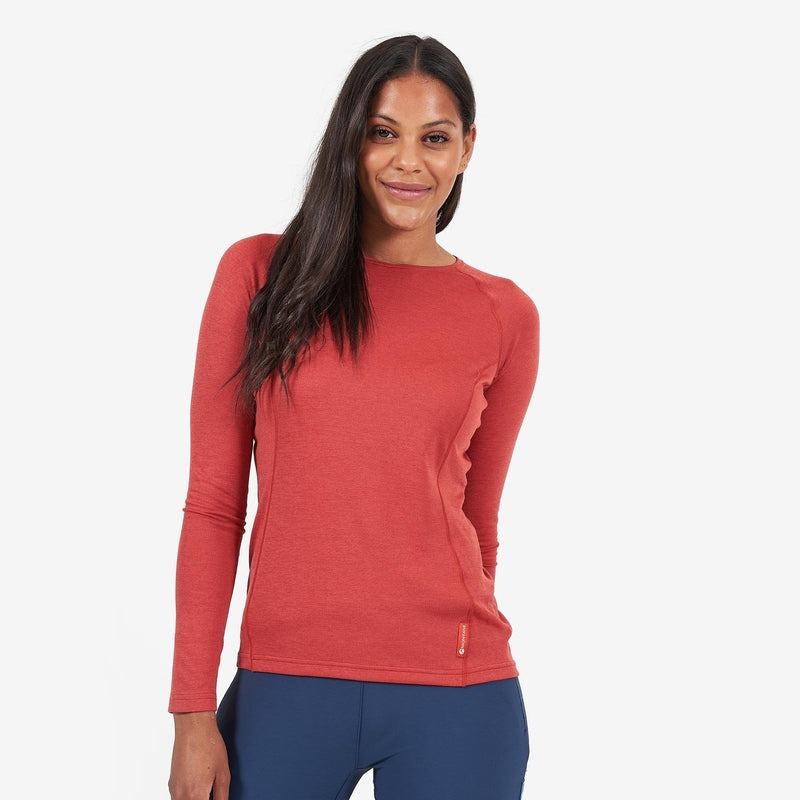 Orange Red Women's Montane Dart Long Sleeve T Shirts | CAG3035QN