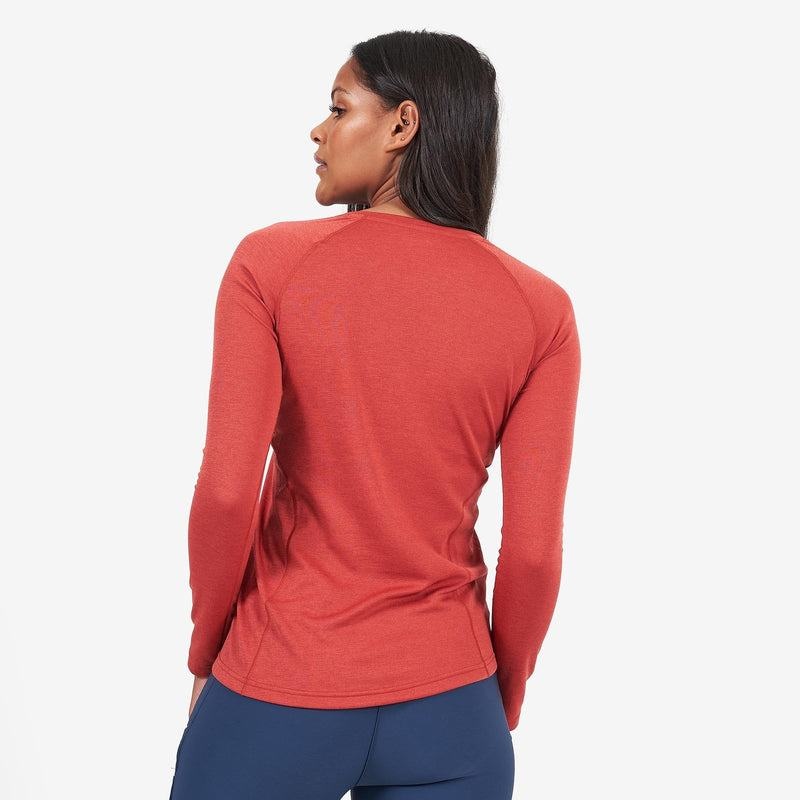 Orange Red Women's Montane Dart Long Sleeve T Shirts | CAG3035QN