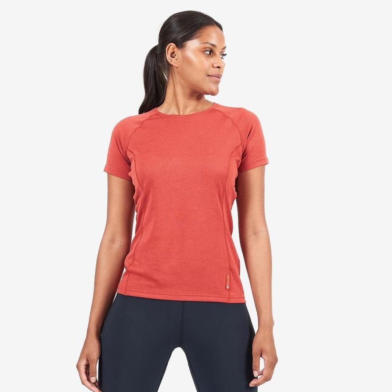 Orange Red Women's Montane Dart T Shirts | OVF8490UN