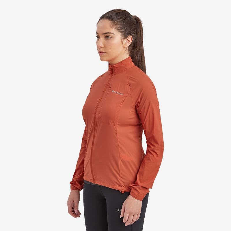 Orange Red Women's Montane Featherlite Windproof Jackets | XLU313OD