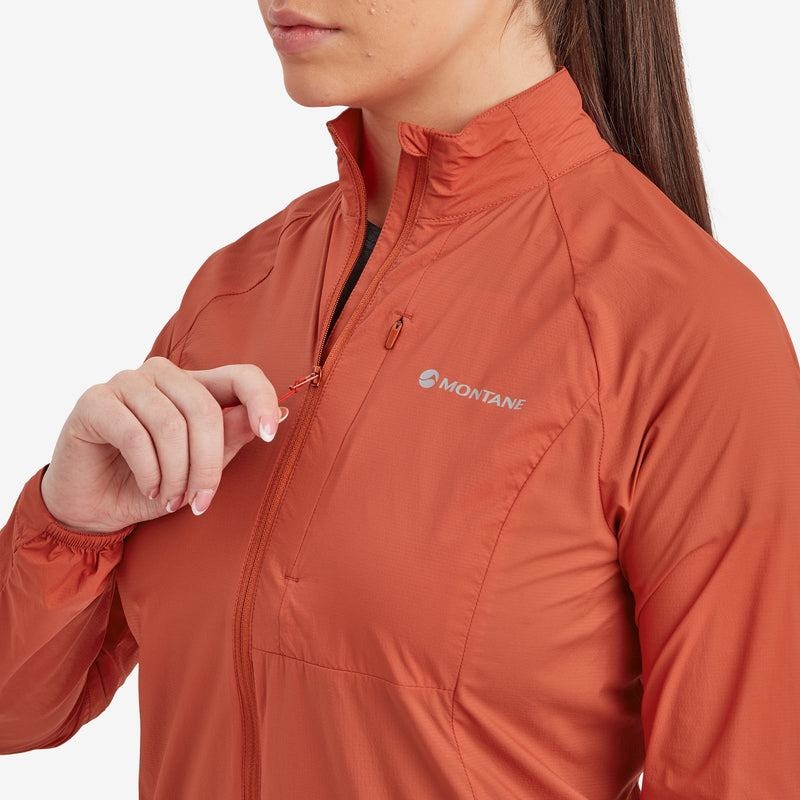 Orange Red Women's Montane Featherlite Windproof Jackets | XLU313OD