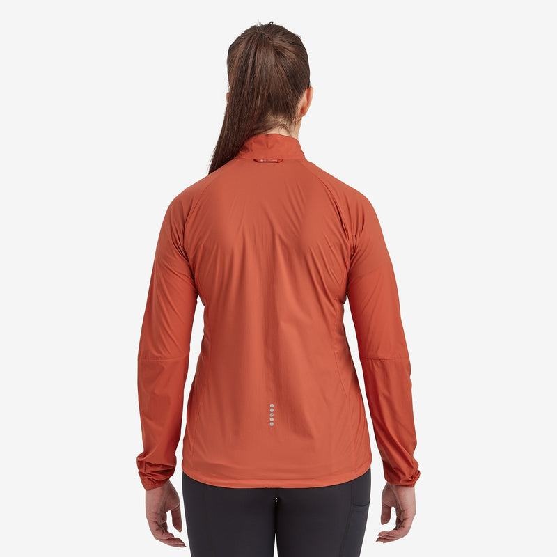 Orange Red Women's Montane Featherlite Windproof Jackets | XLU313OD