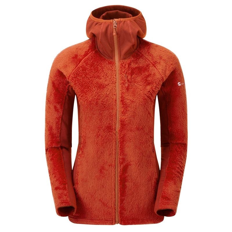 Orange Red Women\'s Montane Protium XPD Hooded Fleece Jackets | BUT8574PS