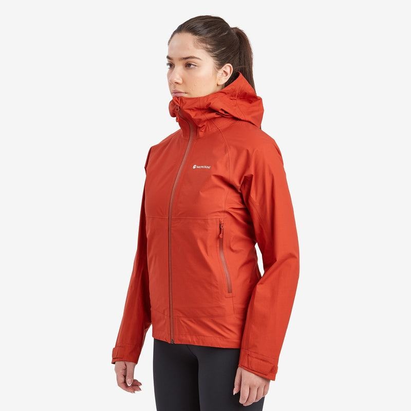 Orange Red Women's Montane Spirit Lite Waterproof Jackets | DVX9221HC