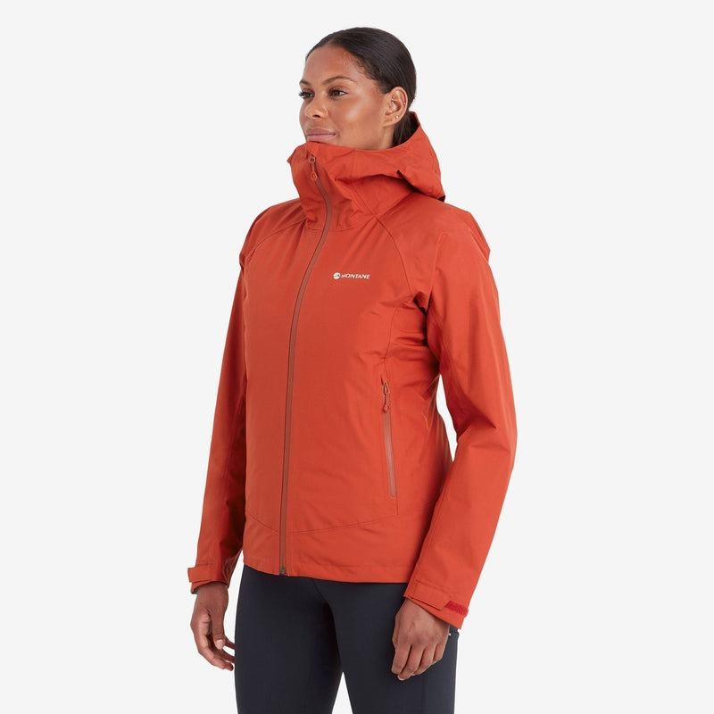 Orange Red Women's Montane Spirit Waterproof Jackets | HLA2131ZF