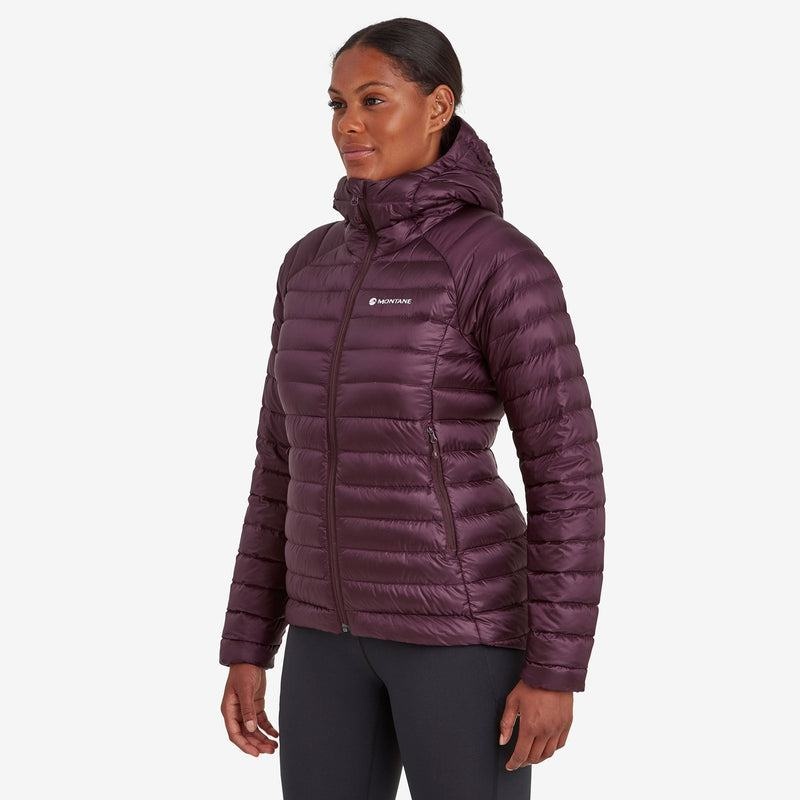 Purple Women's Montane Anti-Freeze Hooded Down Jackets | EZB6644LV