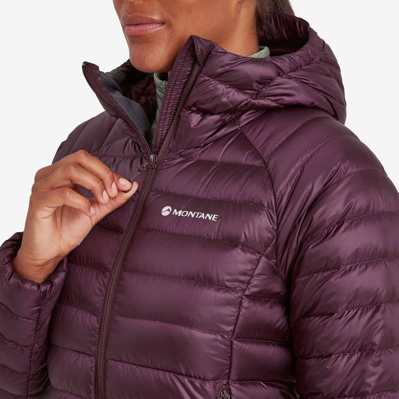 Purple Women's Montane Anti-Freeze Hooded Down Jackets | EZB6644LV