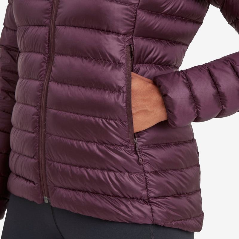 Purple Women's Montane Anti-Freeze Hooded Down Jackets | EZB6644LV