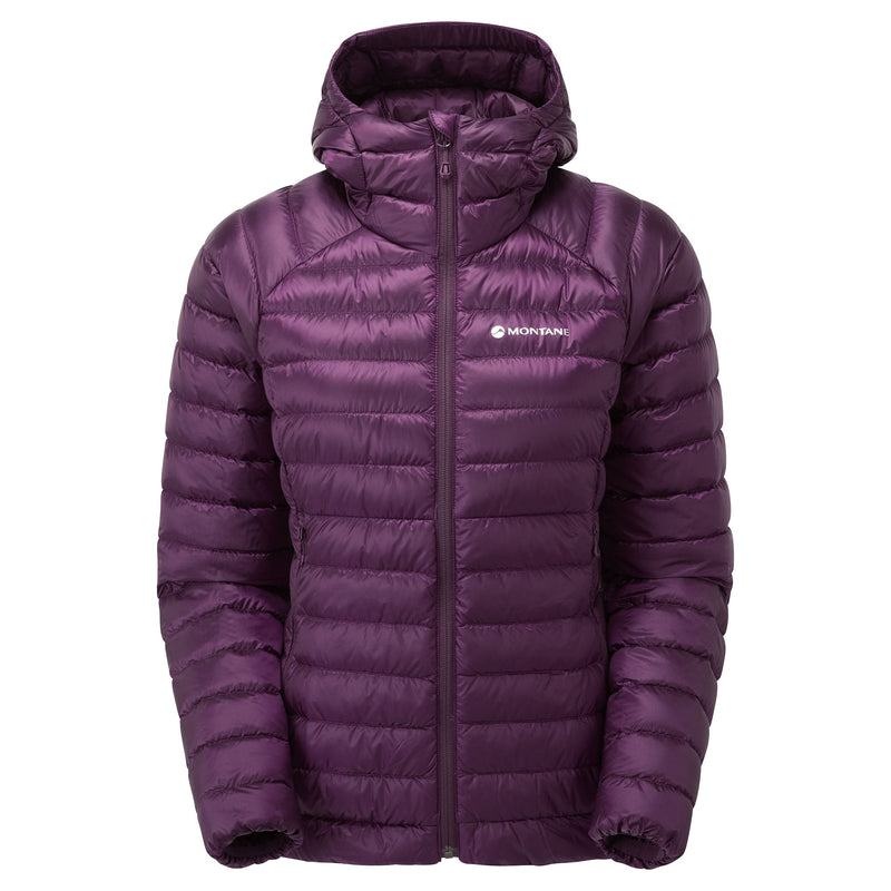 Purple Women\'s Montane Anti-Freeze Hooded Down Jackets | EZB6644LV