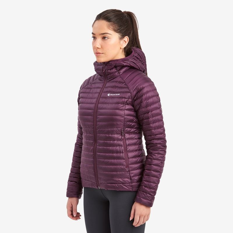 Purple Women's Montane Anti-Freeze Lite Hooded Down Jackets | VLZ2025FB