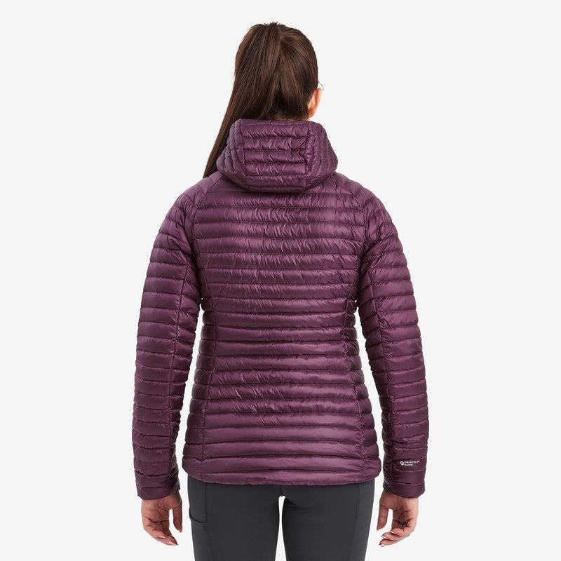 Purple Women's Montane Anti-Freeze Lite Hooded Down Jackets | VLZ2025FB