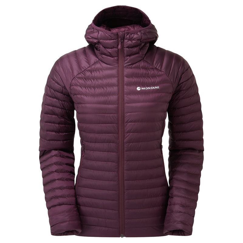 Purple Women\'s Montane Anti-Freeze Lite Hooded Down Jackets | VLZ2025FB