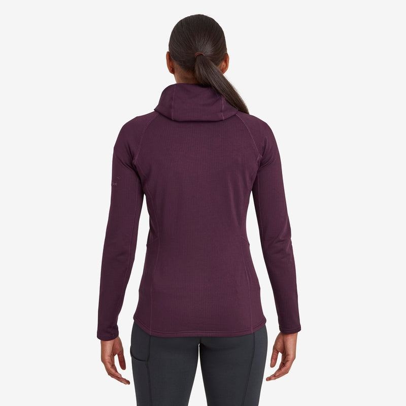 Purple Women's Montane Protium Hooded Fleece Jackets | ERK1014LI