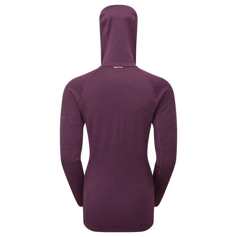 Purple Women's Montane Protium Hooded Fleece Jackets | ERK1014LI