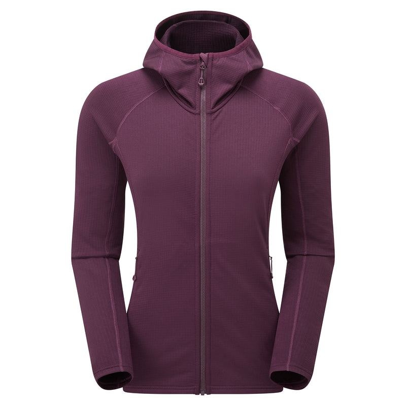 Purple Women\'s Montane Protium Hooded Fleece Jackets | ERK1014LI