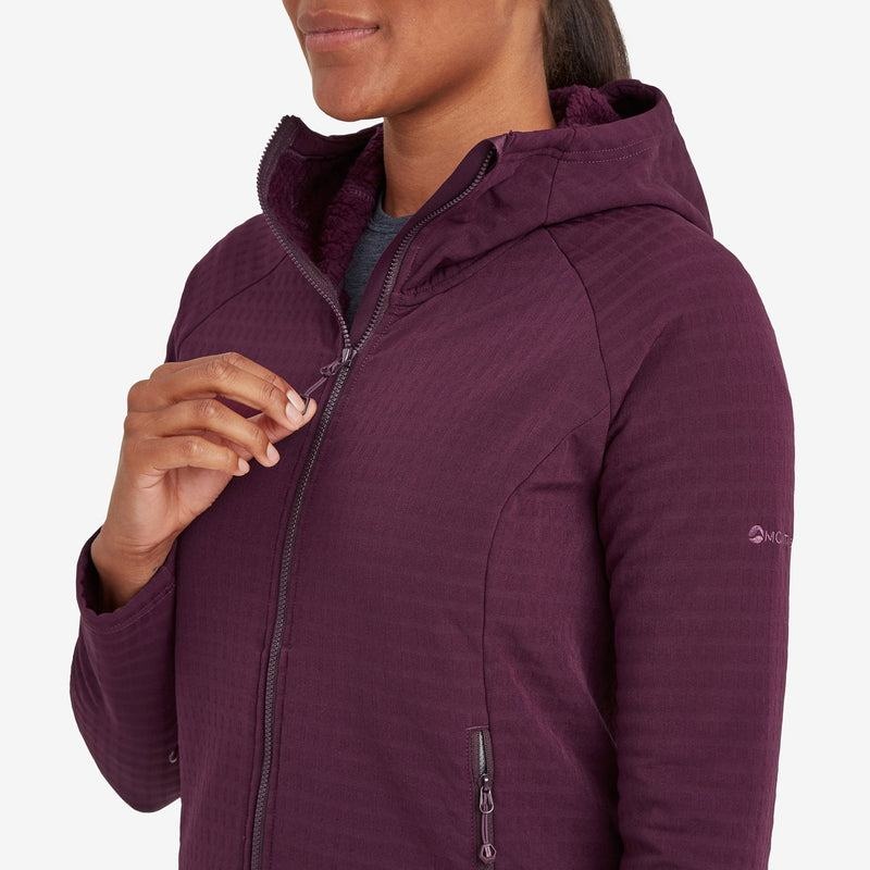 Purple Women's Montane Protium XT Hooded Fleece Jackets | AOF7734VF