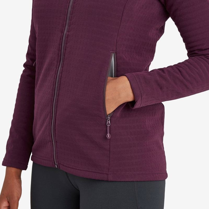 Purple Women's Montane Protium XT Hooded Fleece Jackets | AOF7734VF