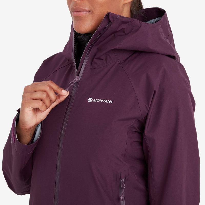 Purple Women's Montane Spirit Waterproof Jackets | QVI7480JD