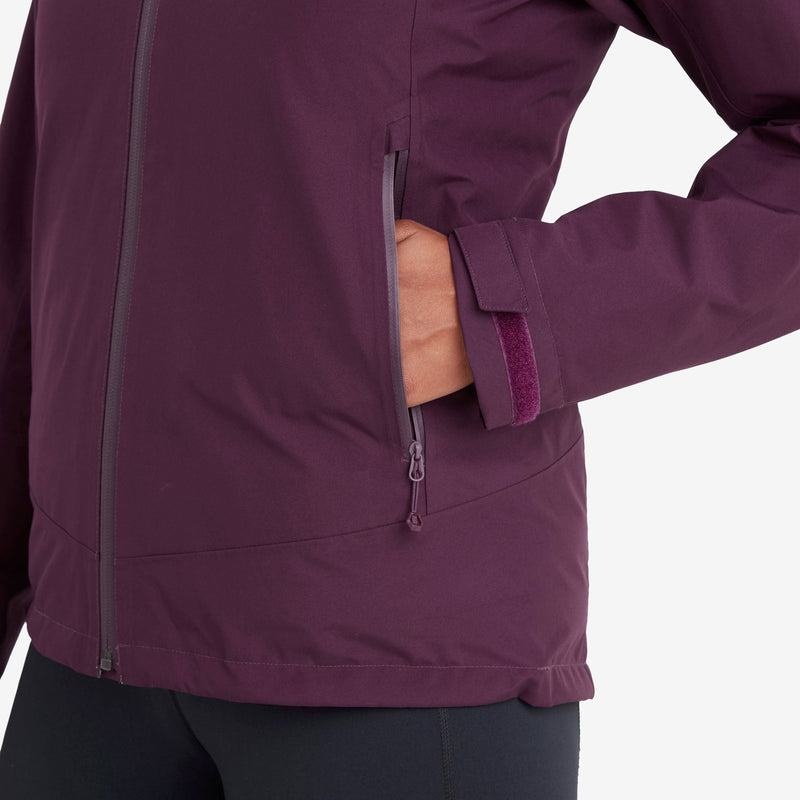 Purple Women's Montane Spirit Waterproof Jackets | QVI7480JD