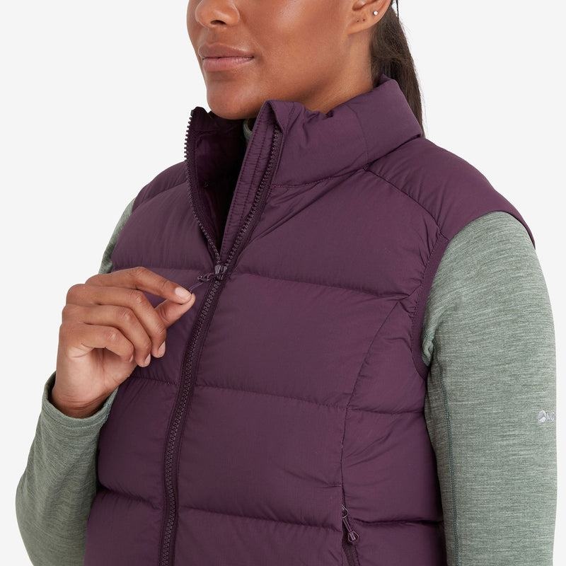 Purple Women's Montane Tundra Down Vest | NPA4747MS