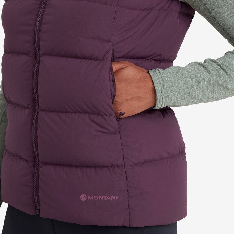 Purple Women's Montane Tundra Down Vest | NPA4747MS