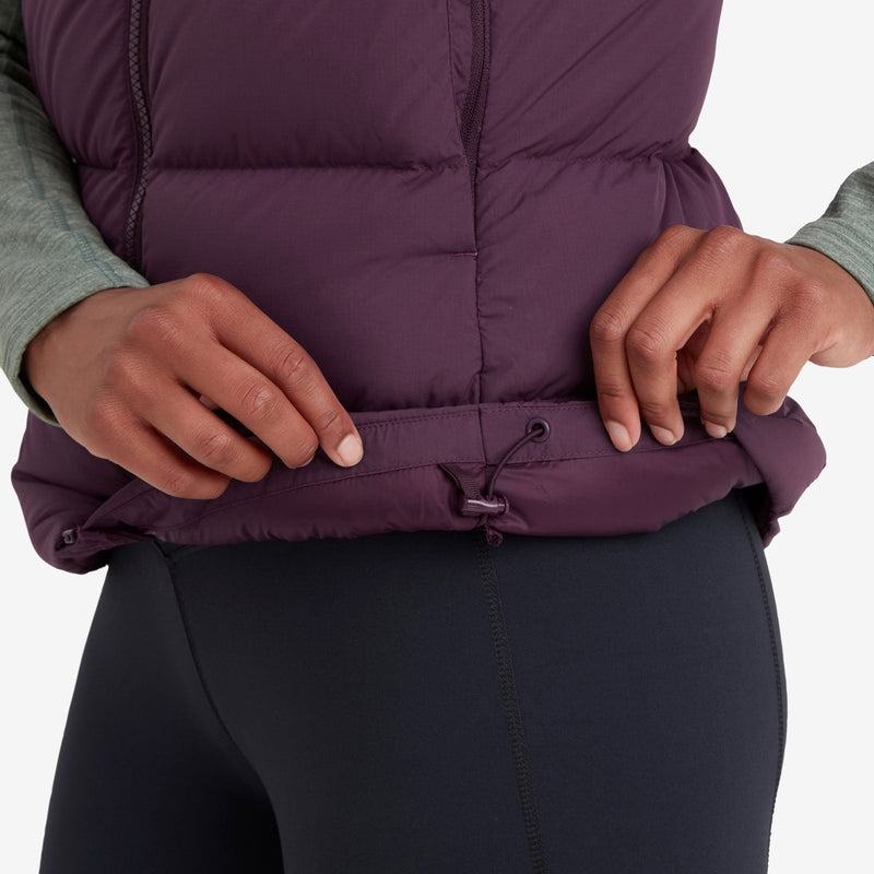 Purple Women's Montane Tundra Down Vest | NPA4747MS