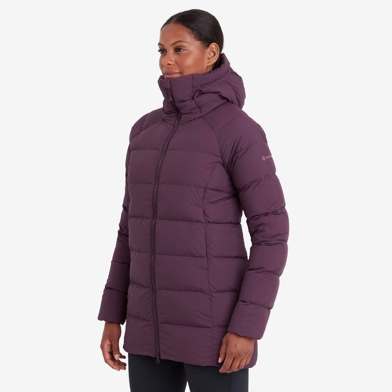 Purple Women's Montane Tundra Hooded Down Jackets | XAE7062EP