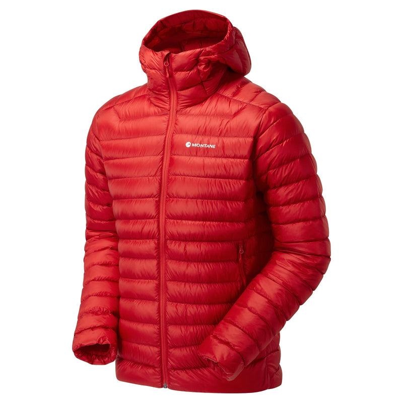 Red Men's Montane Anti-Freeze Hooded Down Jackets | LVQ3593OK