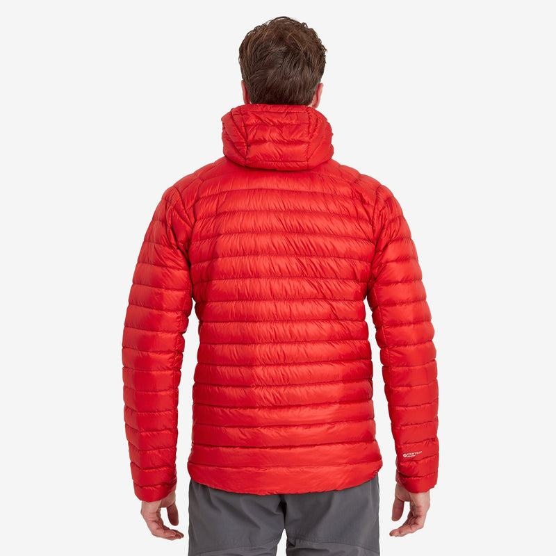 Red Men's Montane Anti-Freeze Hooded Down Jackets | LVQ3593OK