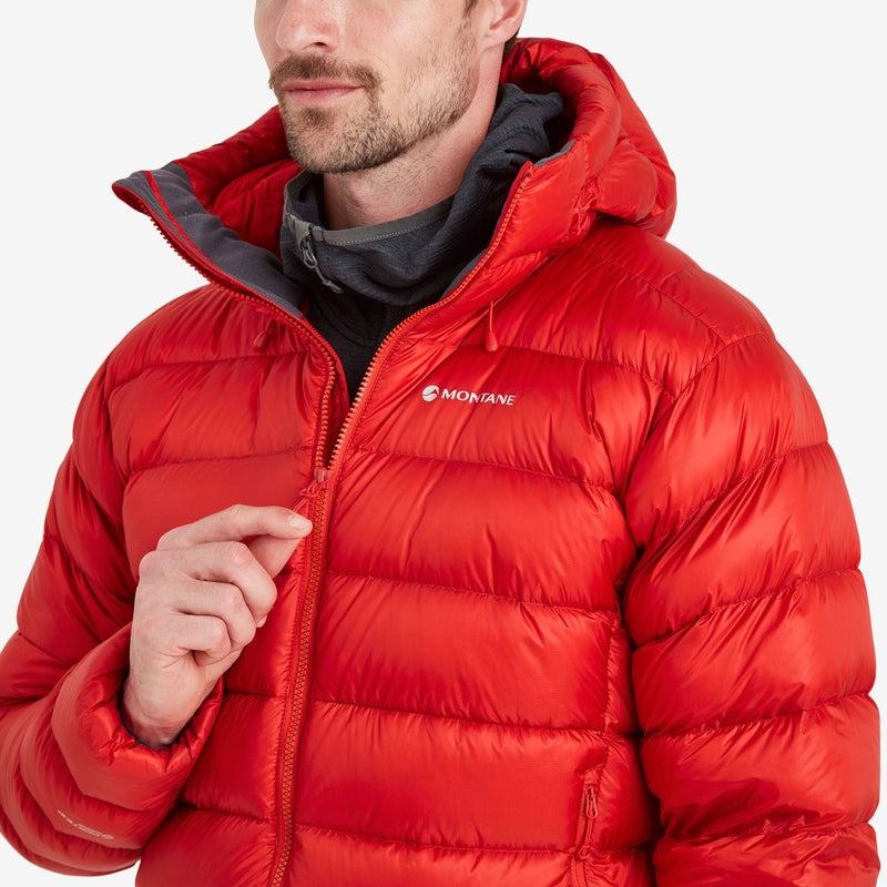 Red Men's Montane Anti-Freeze XT Hooded Down Jackets | PCW117RT