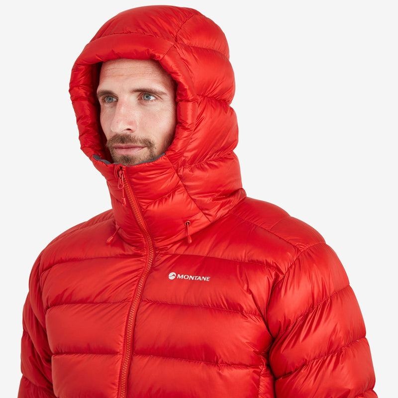 Red Men's Montane Anti-Freeze XT Hooded Down Jackets | PCW117RT