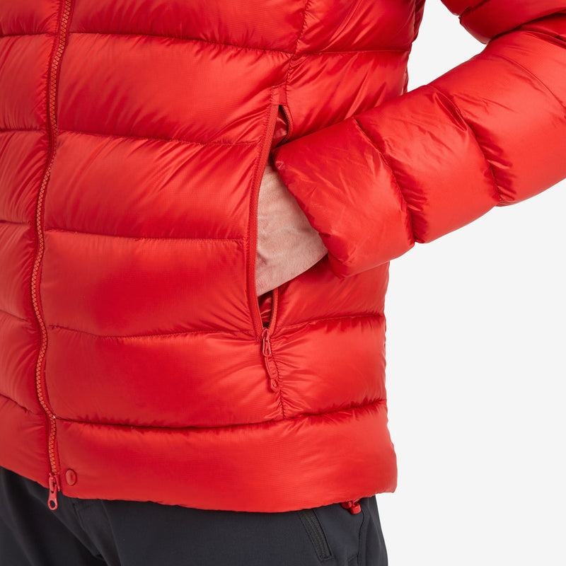 Red Men's Montane Anti-Freeze XT Hooded Down Jackets | PCW117RT