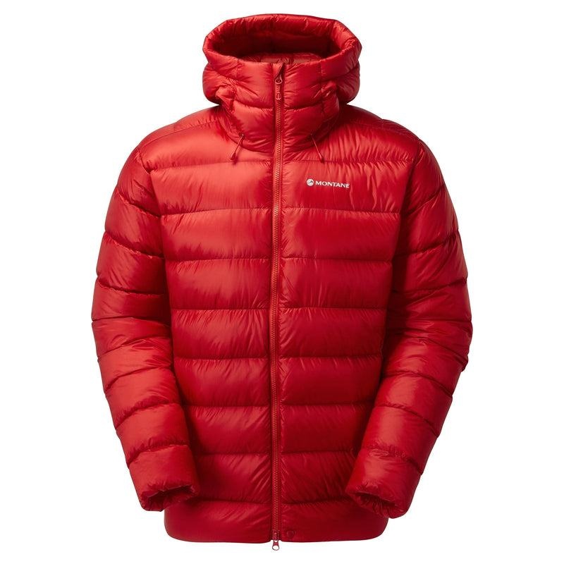 Red Men\'s Montane Anti-Freeze XT Hooded Down Jackets | PCW117RT