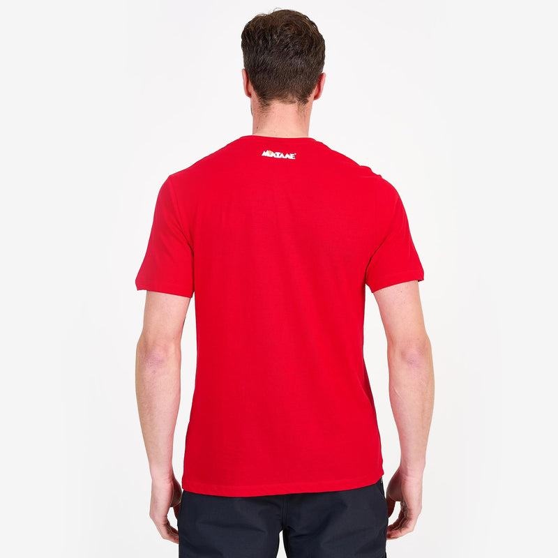 Red Men's Montane Lightweight Heritage T Shirts | LJW1657IR