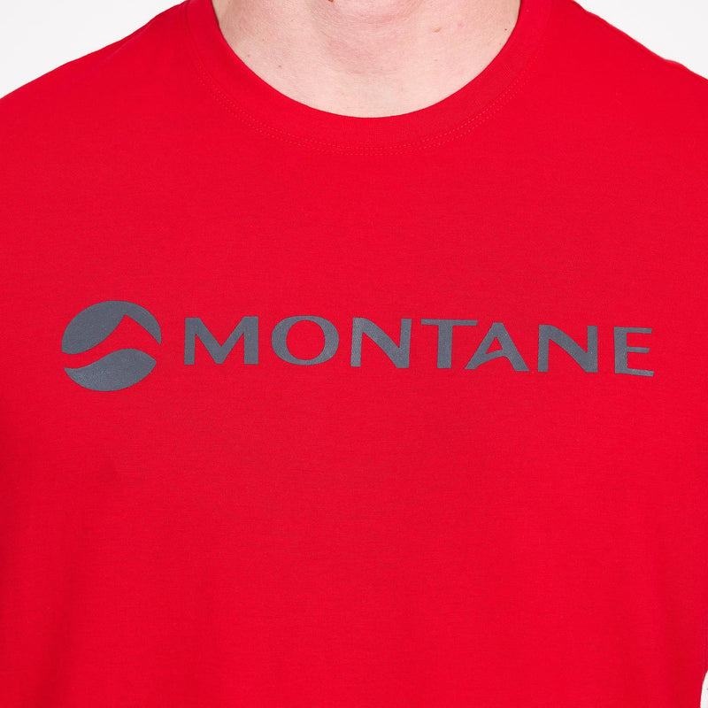 Red Men's Montane Lightweight Mono T Shirts | VJC7226IJ