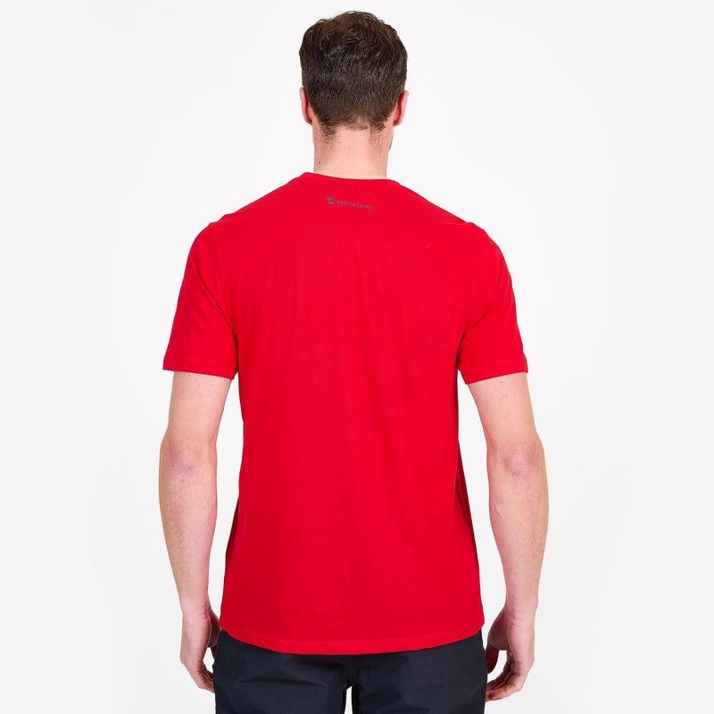 Red Men's Montane Lightweight Mono T Shirts | VJC7226IJ