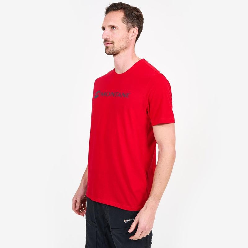 Red Men's Montane Lightweight Mono T Shirts | VJC7226IJ