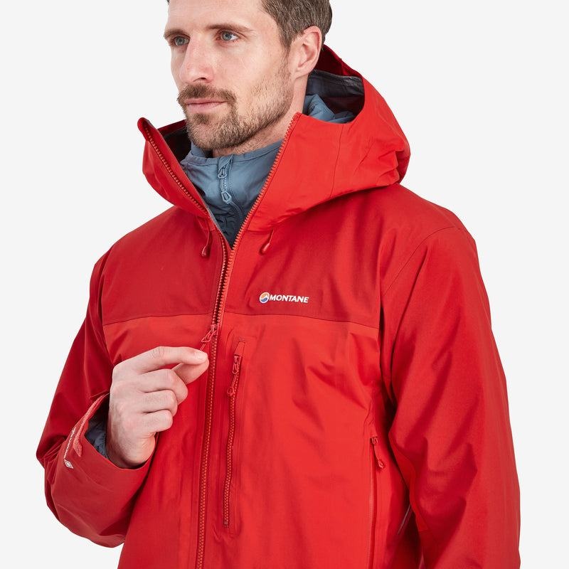 Red Men's Montane Phase XPD Waterproof Jackets | EDN8971HW