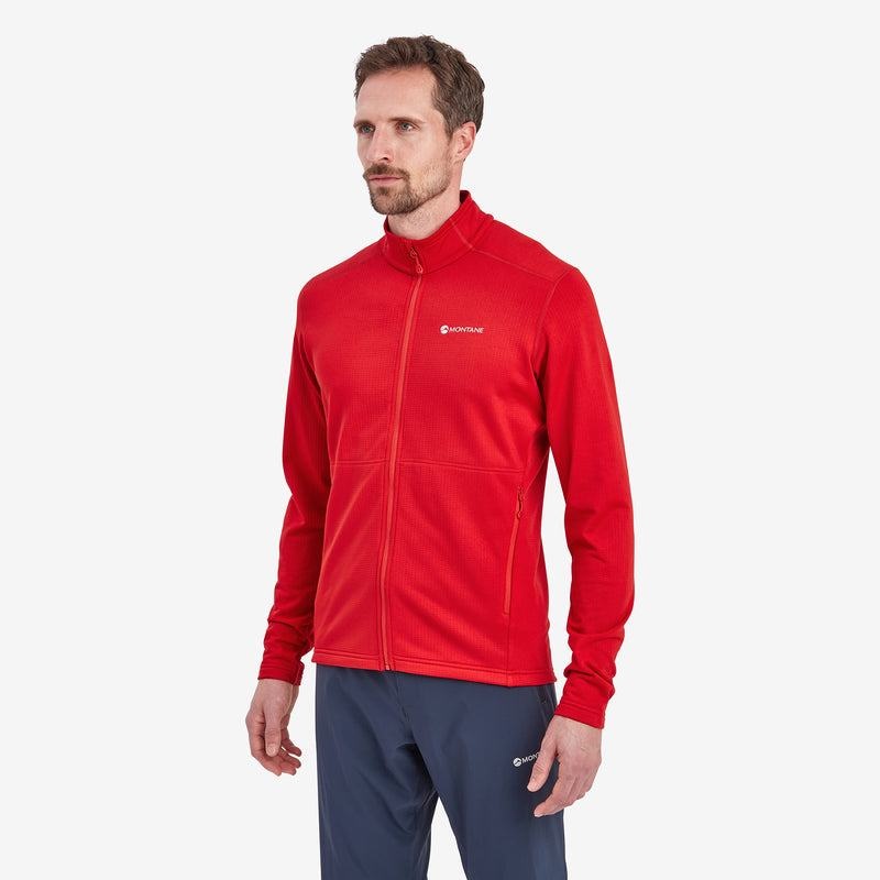 Red Men's Montane Protium Fleece Jackets | INH5231FD