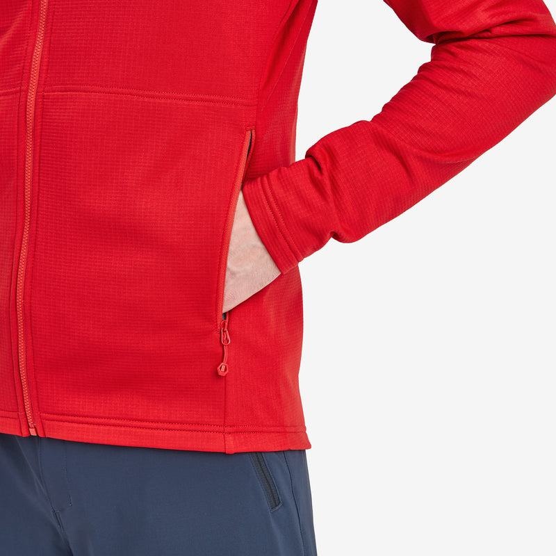 Red Men's Montane Protium Fleece Jackets | INH5231FD