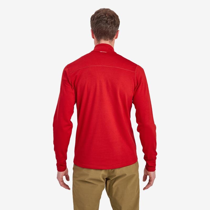 Red Men's Montane Protium Pull On Fleece | ZHE9725NJ