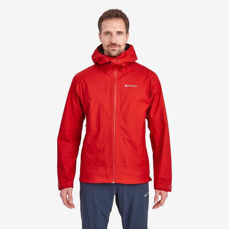 Red Men's Montane Spirit Lite Waterproof Jackets | VAO4620RW