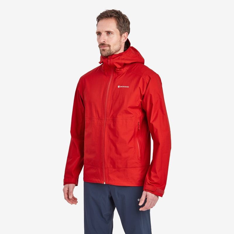 Red Men's Montane Spirit Lite Waterproof Jackets | VAO4620RW