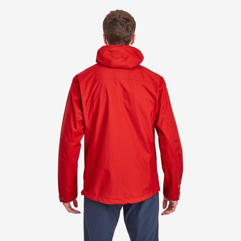 Red Men's Montane Spirit Lite Waterproof Jackets | VAO4620RW