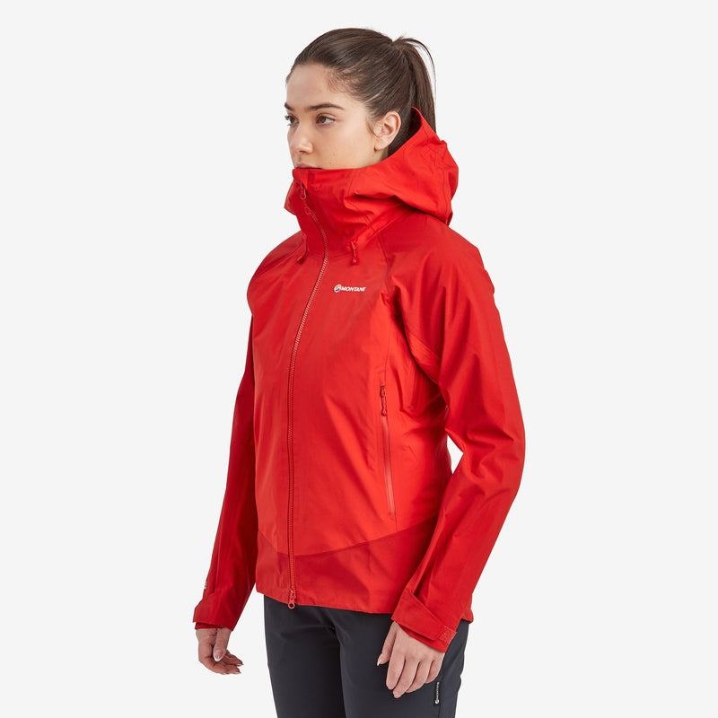 Red Women's Montane Phase XPD Waterproof Jackets | BMU3113IE