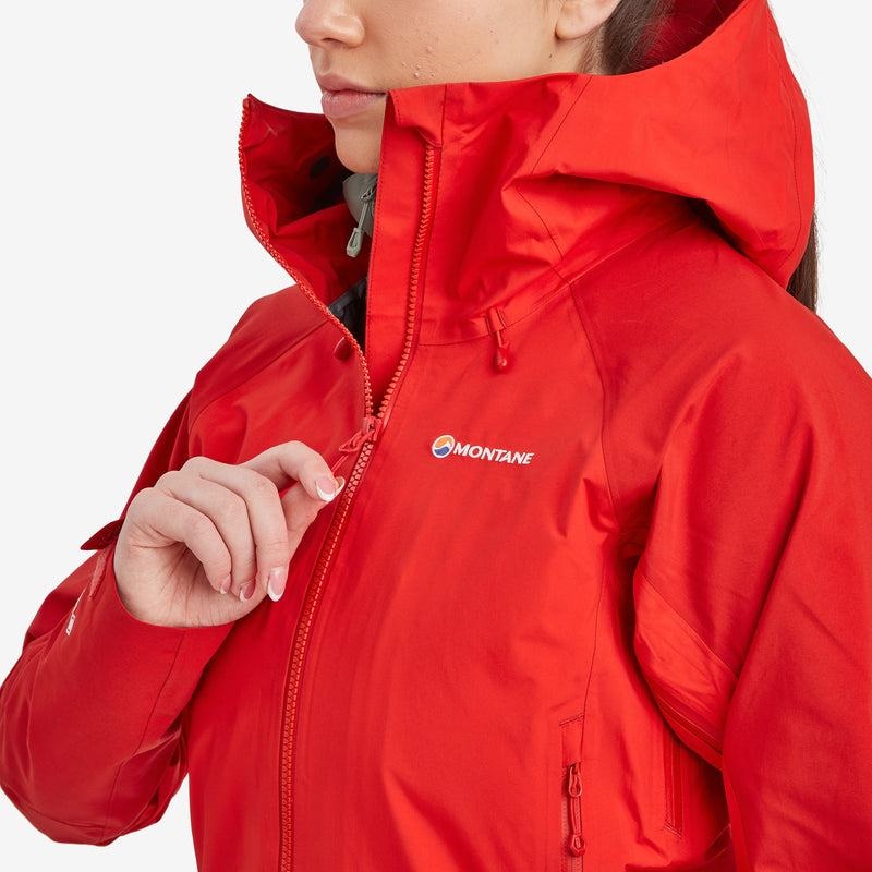 Red Women's Montane Phase XPD Waterproof Jackets | BMU3113IE