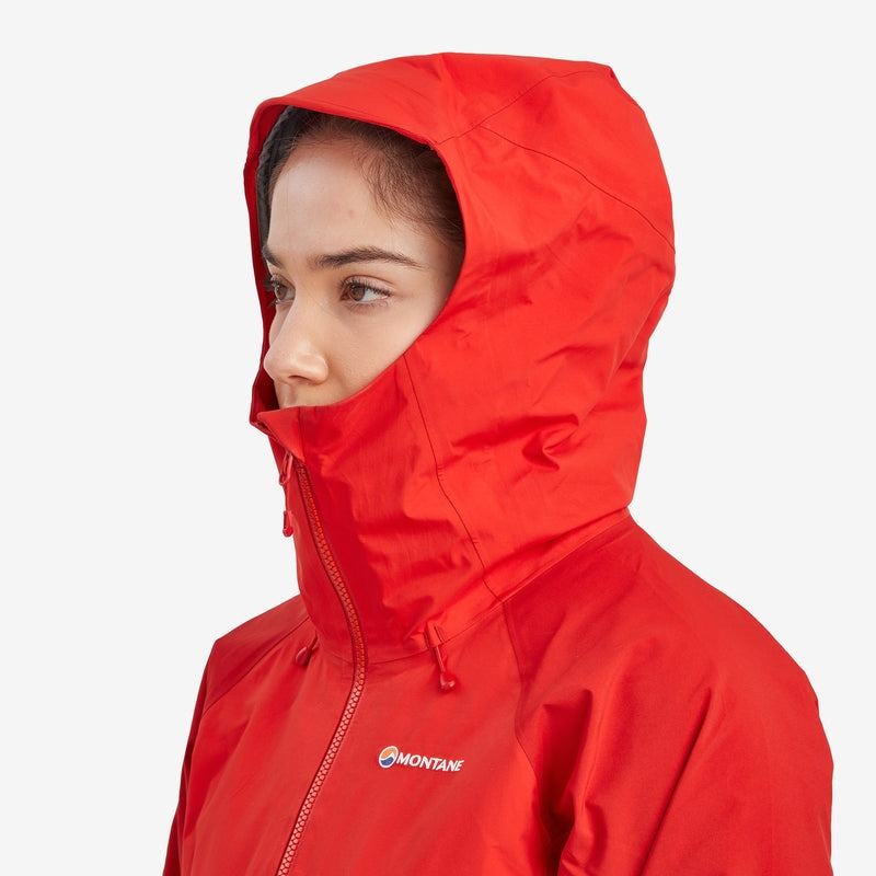 Red Women's Montane Phase XPD Waterproof Jackets | BMU3113IE