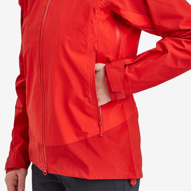 Red Women's Montane Phase XPD Waterproof Jackets | BMU3113IE