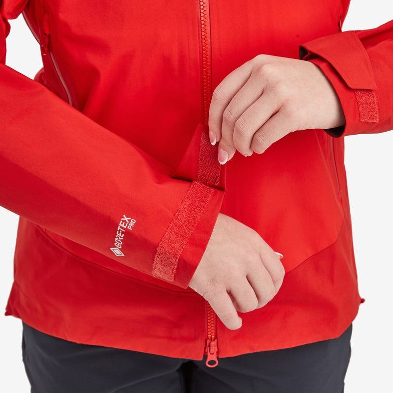 Red Women's Montane Phase XPD Waterproof Jackets | BMU3113IE